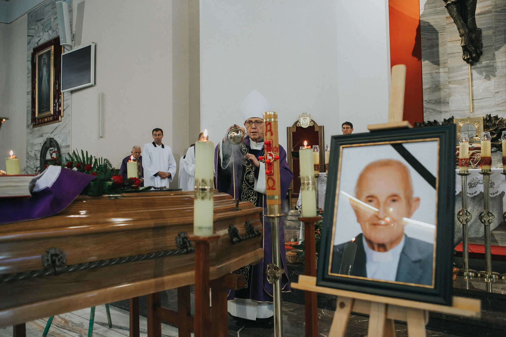 Pogrzeb śp. ks. kan. Ludwika Jasińskiego